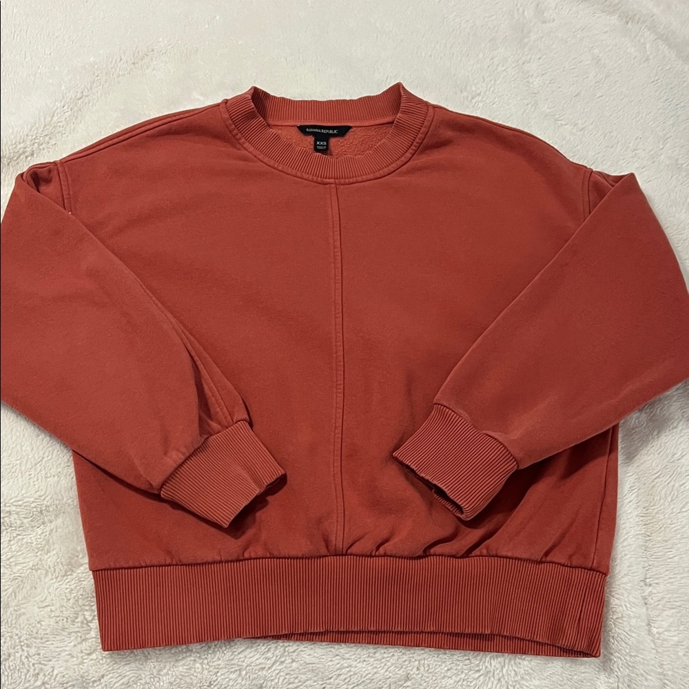 Banana Republic Women's Rust Crewneck Sweater
